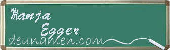 Manja Egger Visitenkarte